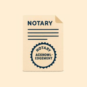 notary acknowledgement new